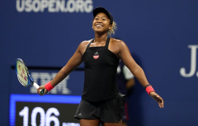 Naomi Osaka at the US Open Tennis Championships in 2018