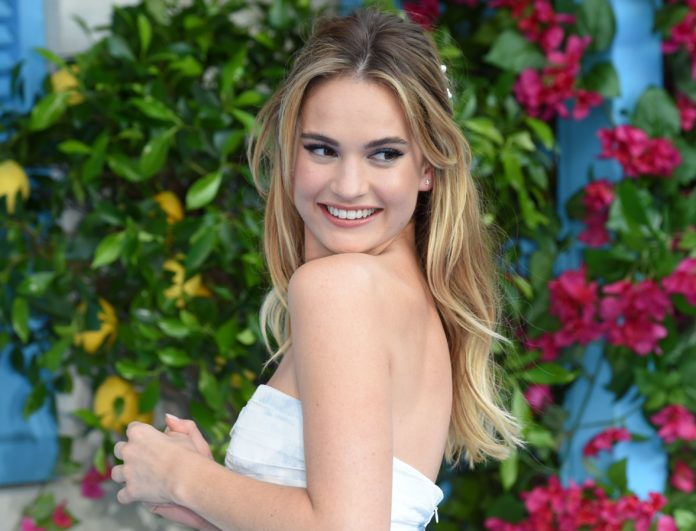 Lily James at the 