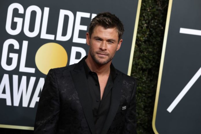 Chris Hemsworth at the 75th Annual Golden Globe Awards
