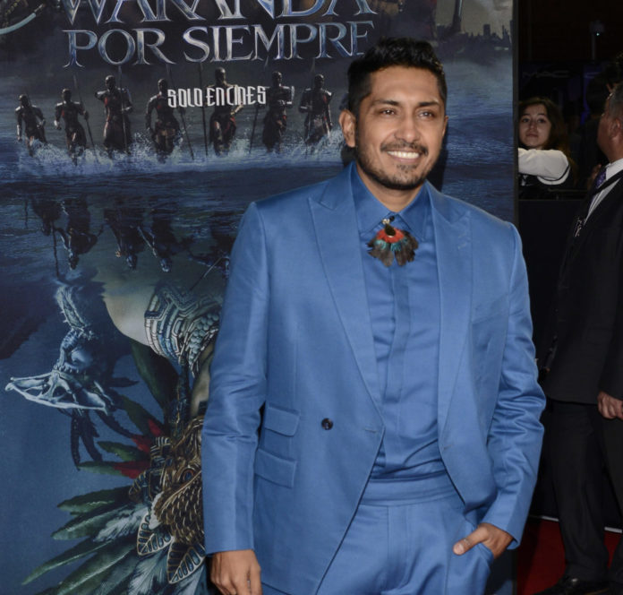 Tenoch Huerta at the Black Panther: Wakanda Forever Fan Event in November 2022