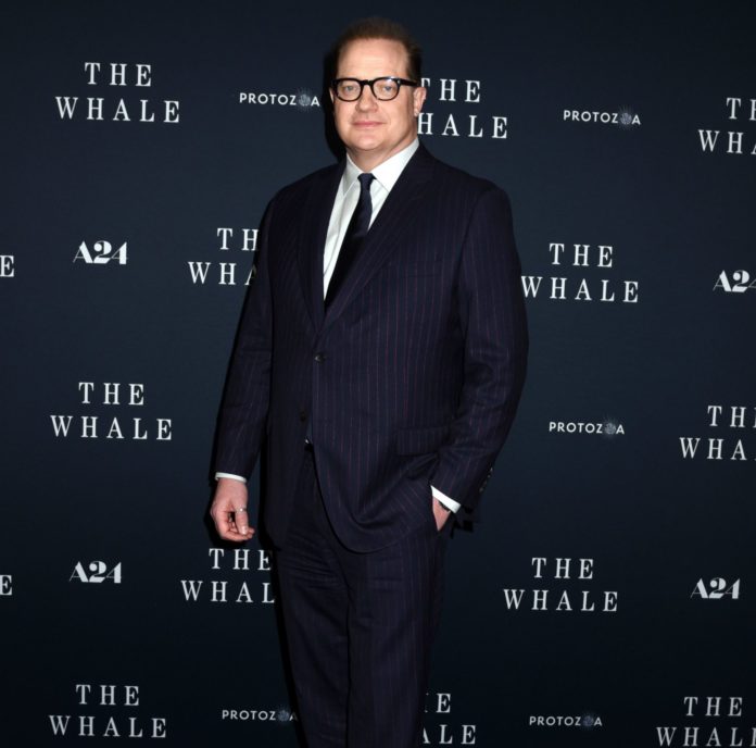 Brendan Fraser at 'The Whale' film premiere, New York, USA in November 2022