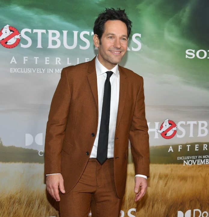 Paul Rudd at the 'Ghostbusters: Afterlife' film premiere in 2021
