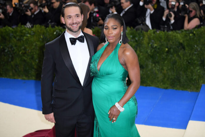 Serena Williams and Alexis Ohanian in 2017.